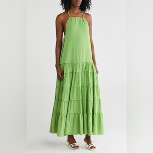 NWOT Free People Somewhere Sunny Drop-Waist Maxi Dress | XSmall |